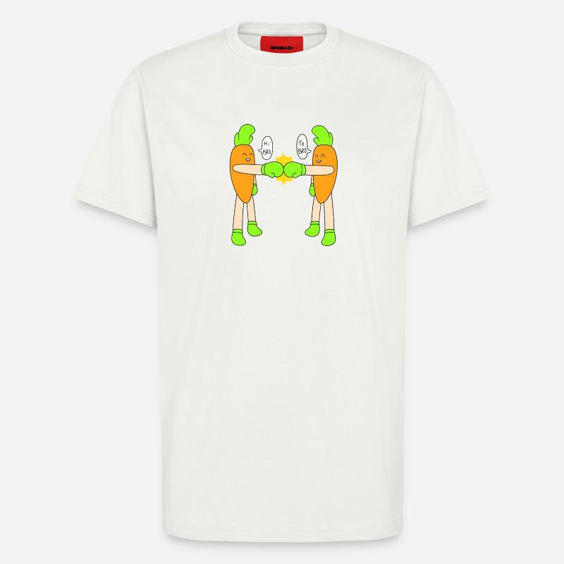 Karottenfauststoß - T-Shirt - made by SPREAD - OFF WHITE