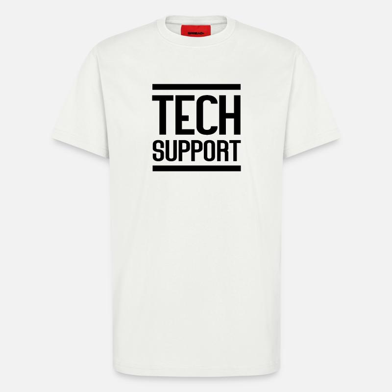 Tech Support - T-Shirt - made by SPREAD - OFF WHITE