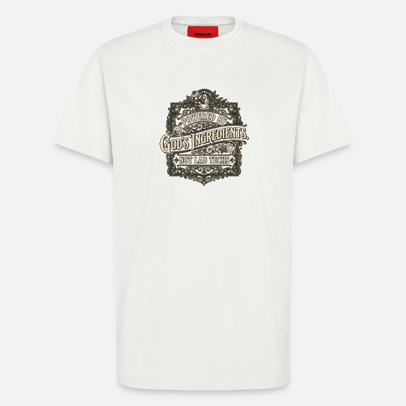 Gods Ingredients - T-Shirt - made by SPREAD - OFF WHITE
