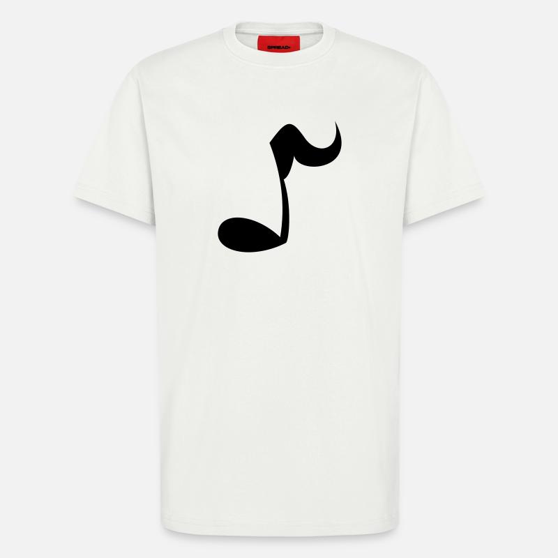 Note - T-Shirt - made by SPREAD - OFF WHITE