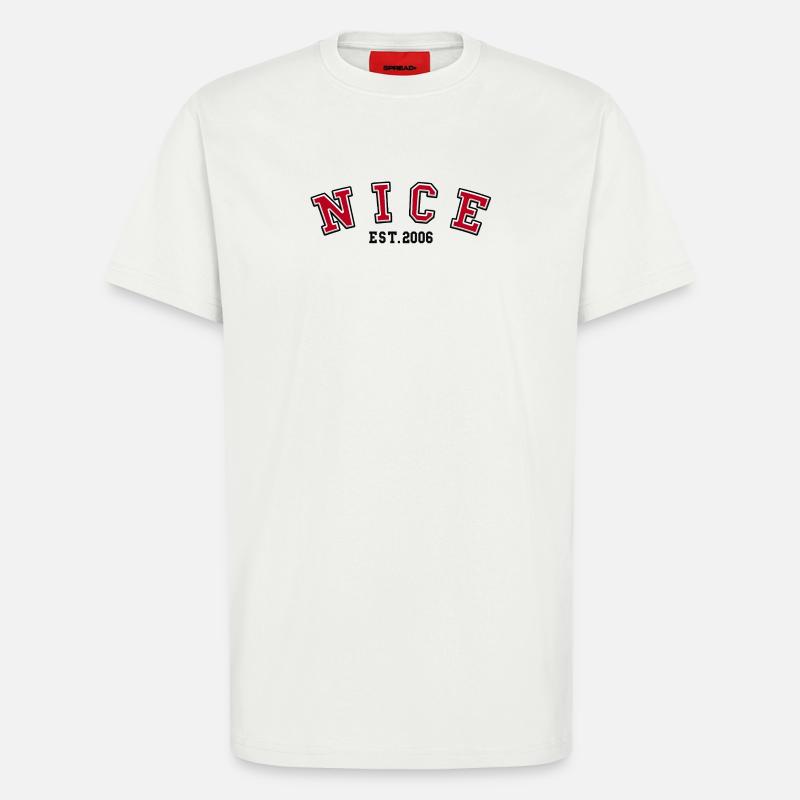 Nice, geschaffen 2006 - T-Shirt - made by SPREAD - OFF WHITE