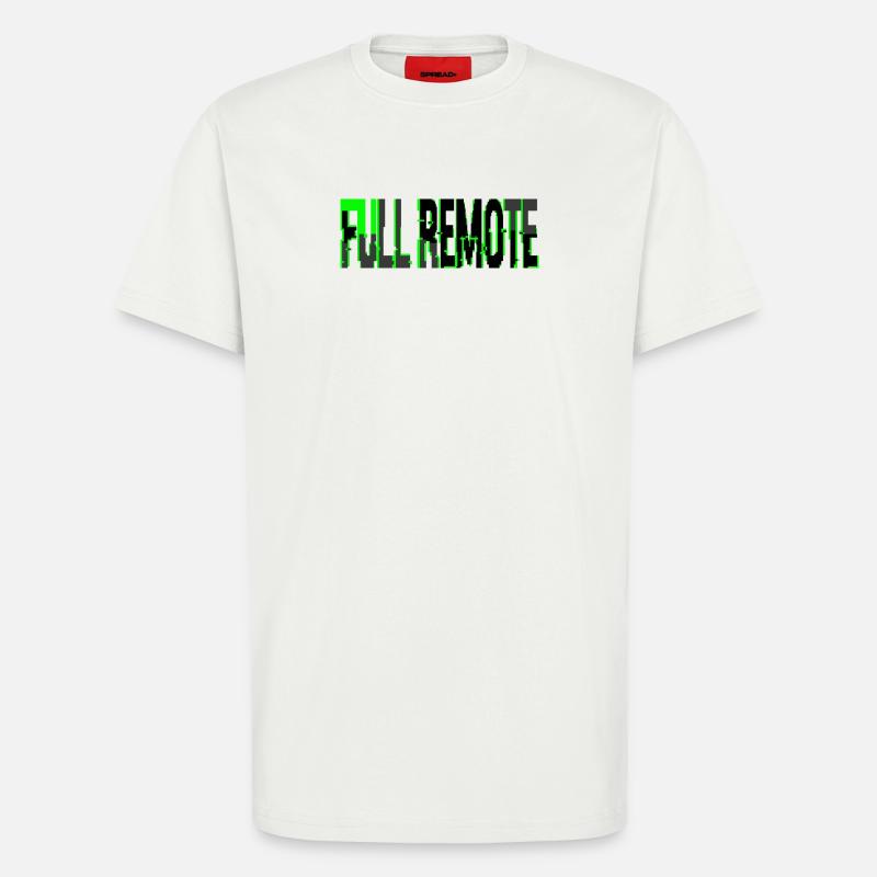 Telearbeit Total Style Glitch Informatique - T-Shirt - made by SPREAD - OFF WHITE