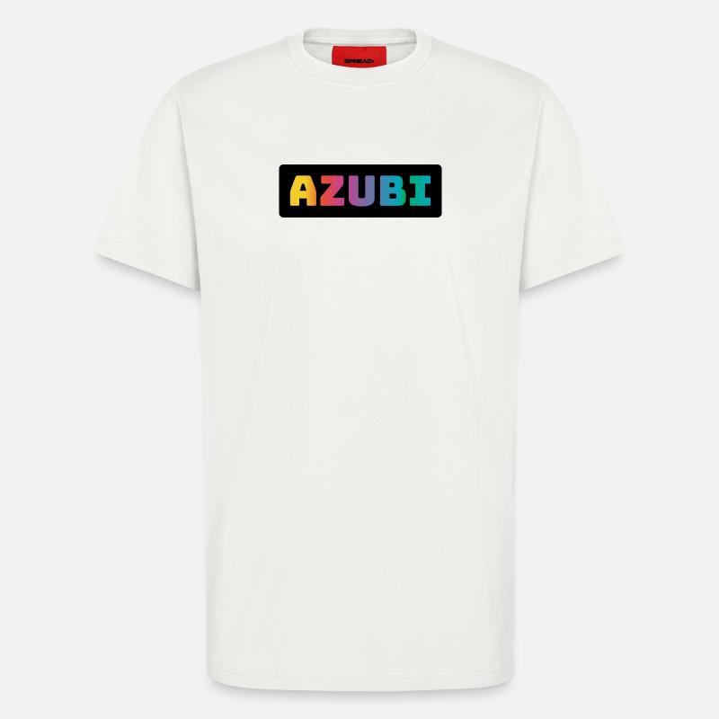 Azubi Tshirt coloured black - T-Shirt - made by SPREAD - OFF WHITE