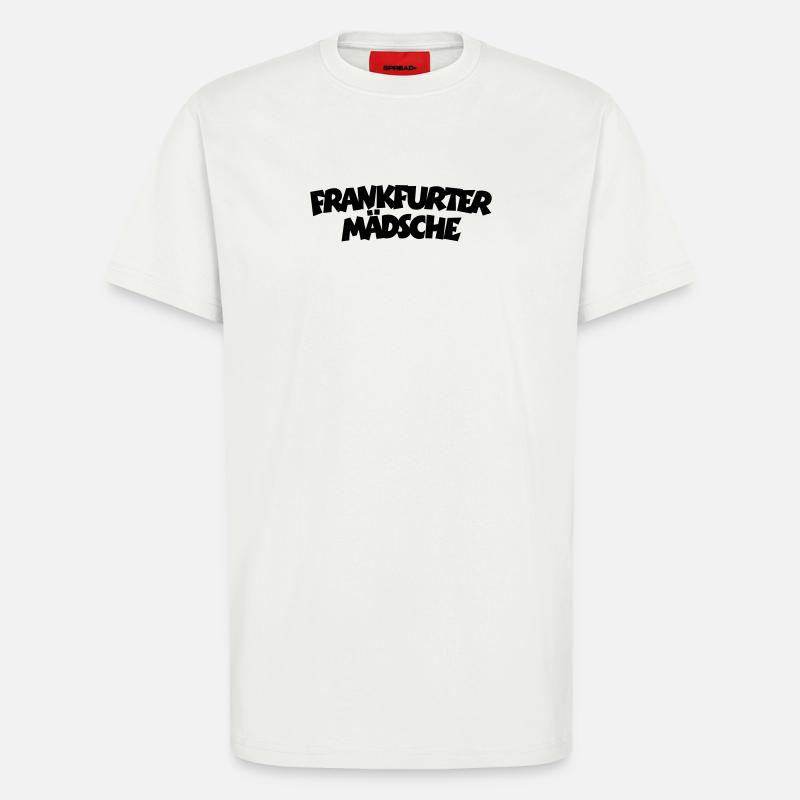 Frankfurter Mädsche (Schwarz) - T-Shirt - made by SPREAD - OFF WHITE