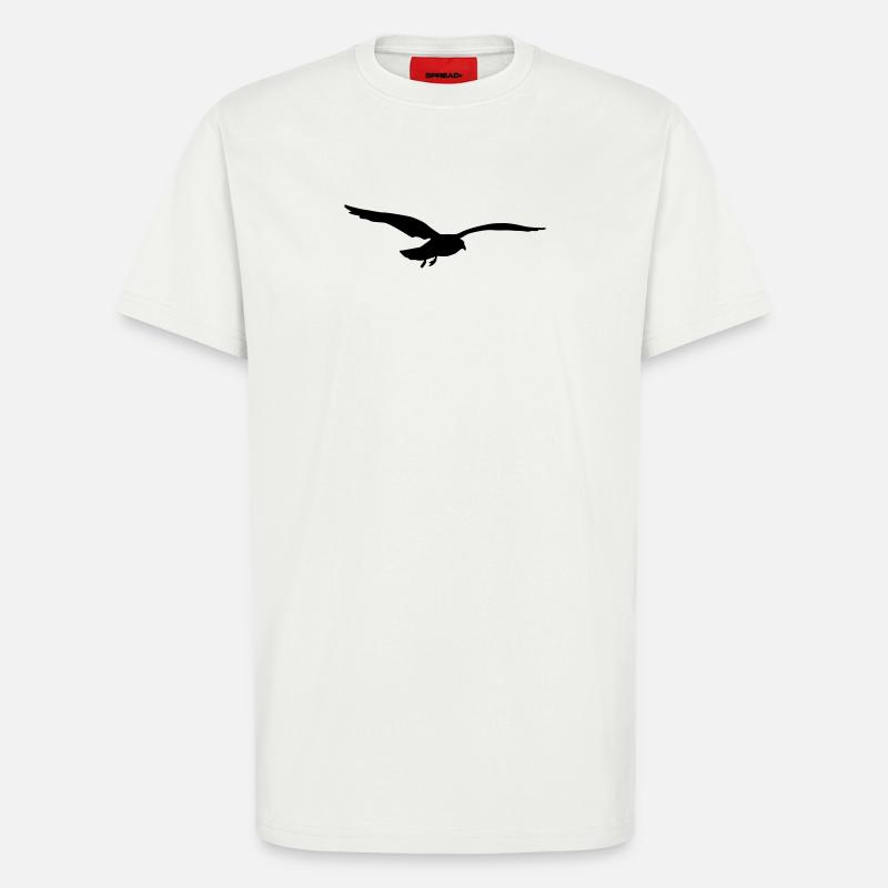 fliegende möwe vogel strand - T-Shirt - made by SPREAD - OFF WHITE