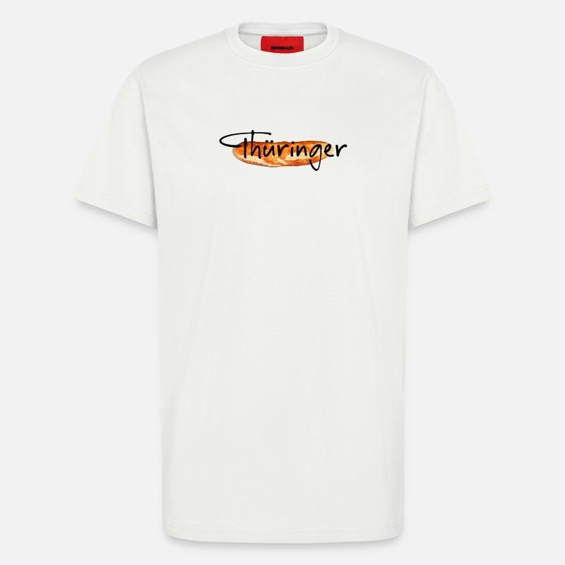 Thuringia Bratwurst - T-Shirt - made by SPREAD - OFF WHITE
