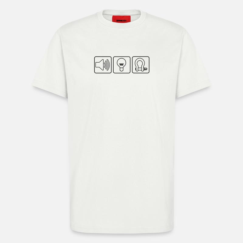 Sound Light Rigging Logo - T-Shirt - made by SPREAD - OFF WHITE
