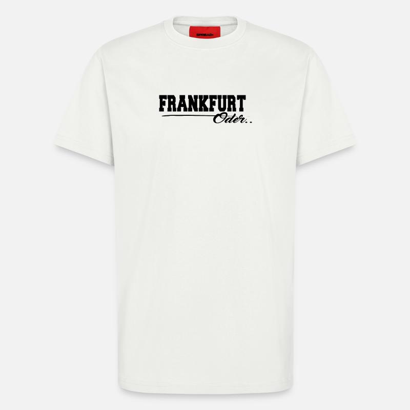 Frankfurt Oder Schriftzug - T-Shirt - made by SPREAD - OFF WHITE