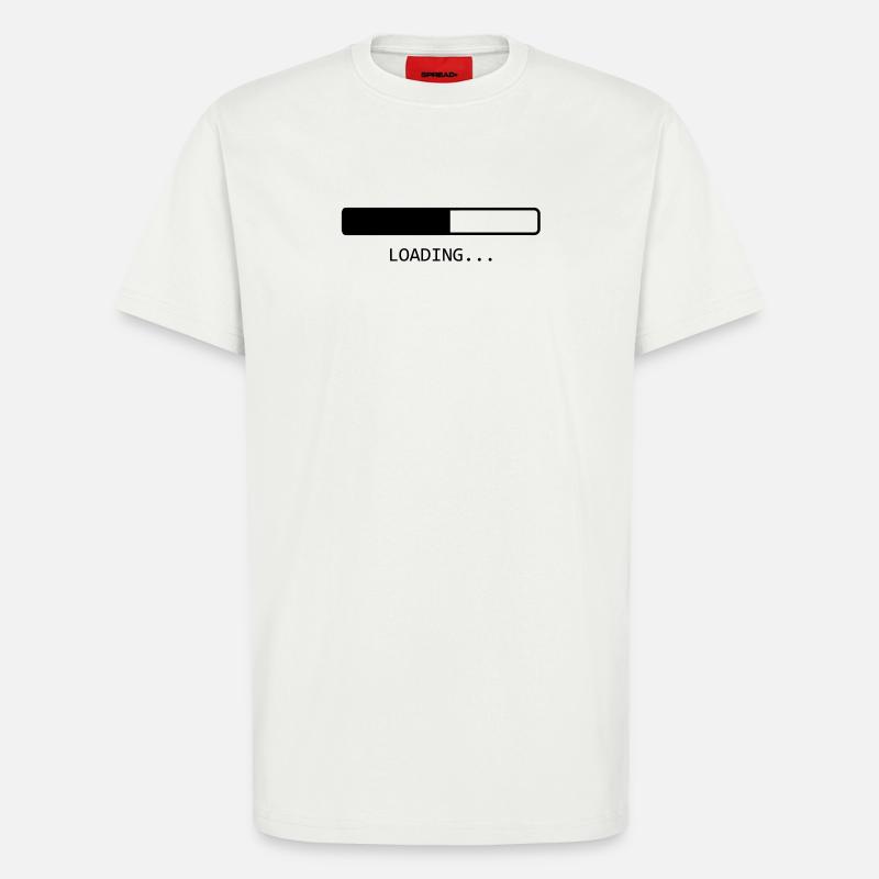 Loading... - T-Shirt - made by SPREAD - OFF WHITE