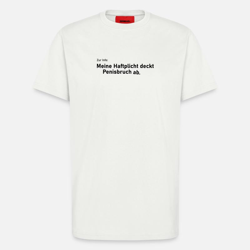 Haftpflicht - T-Shirt - made by SPREAD - OFF WHITE