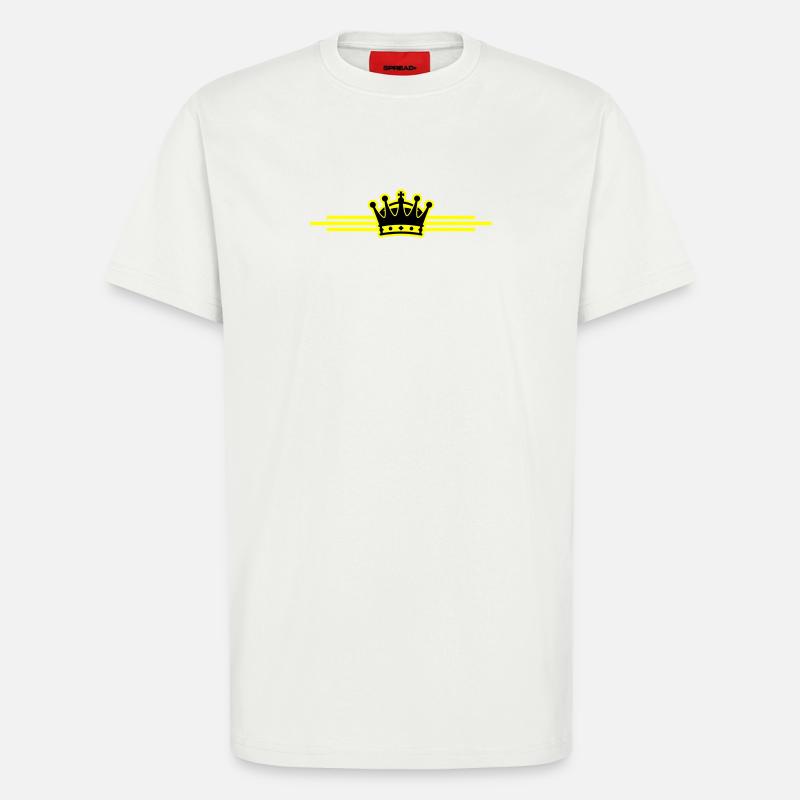 Krone Linie - T-Shirt - made by SPREAD - OFF WHITE