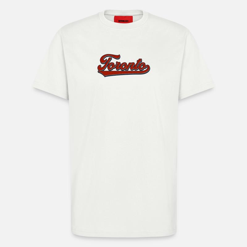 Toronto Retro Script - T-Shirt - made by SPREAD - OFF WHITE