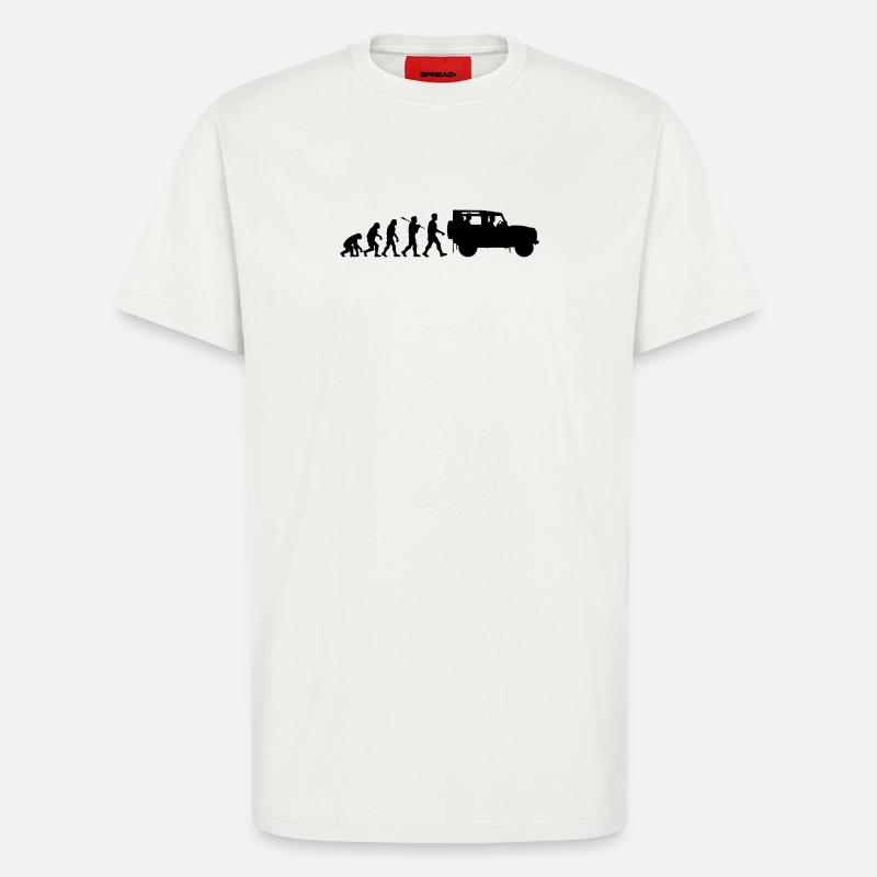 Defender 90 Evolution - T-Shirt - made by SPREAD - OFF WHITE