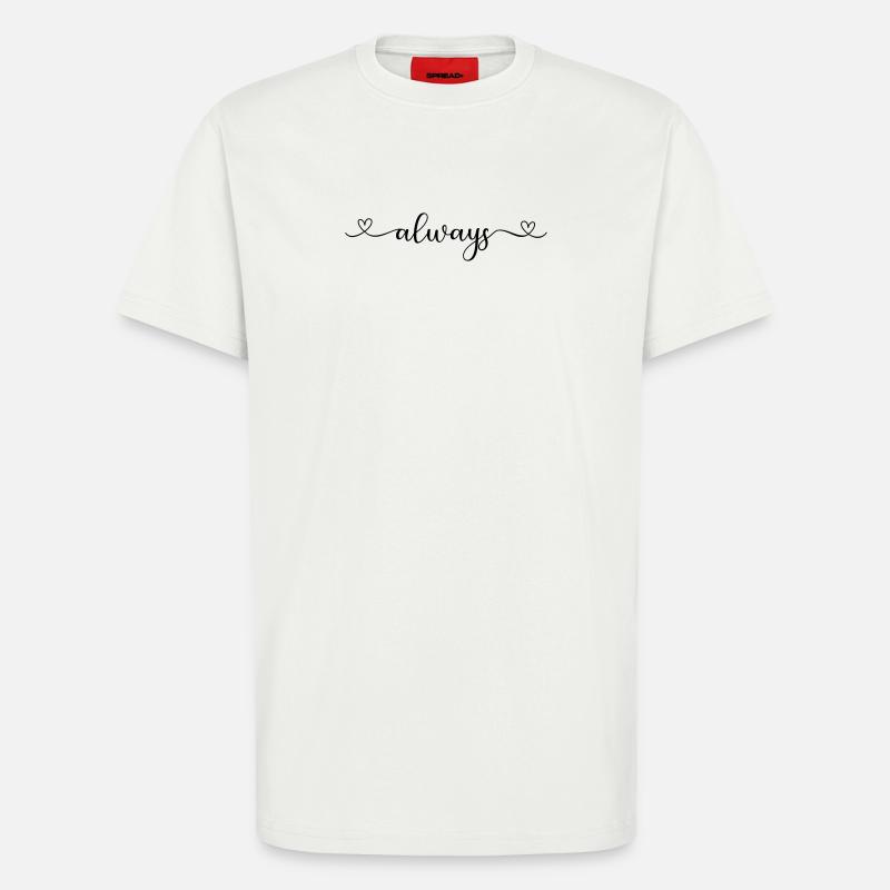 always - T-shirt bio décontracté fabriqué en UE - OFF WHITE