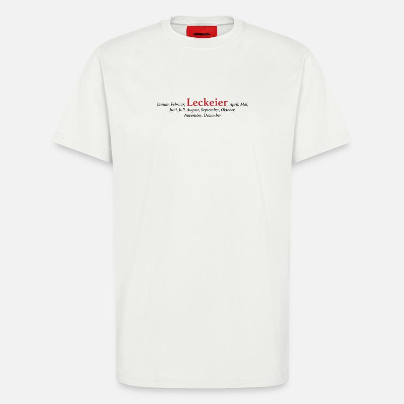 Leck Eier - T-Shirt - made by SPREAD - OFF WHITE