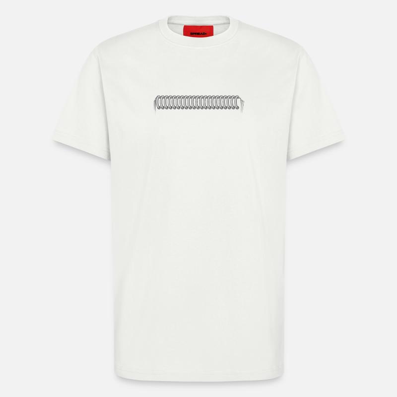 POSTSCRIPT H - T-Shirt - made by SPREAD - OFF WHITE
