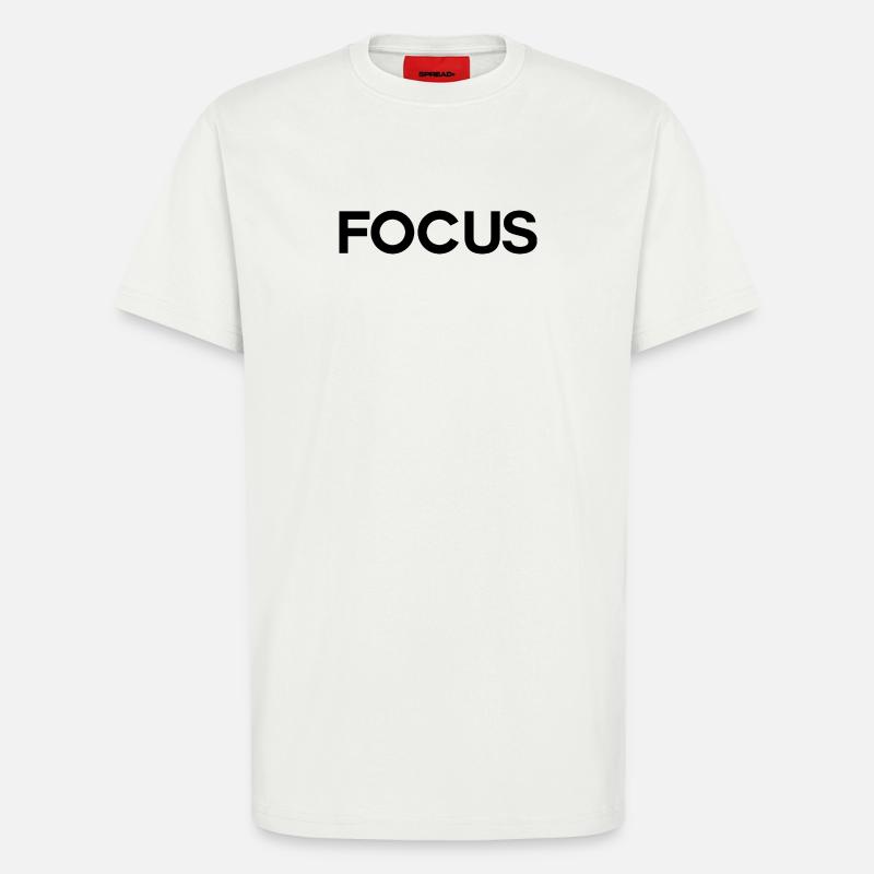 focus - T-Shirt - made by SPREAD - OFF WHITE