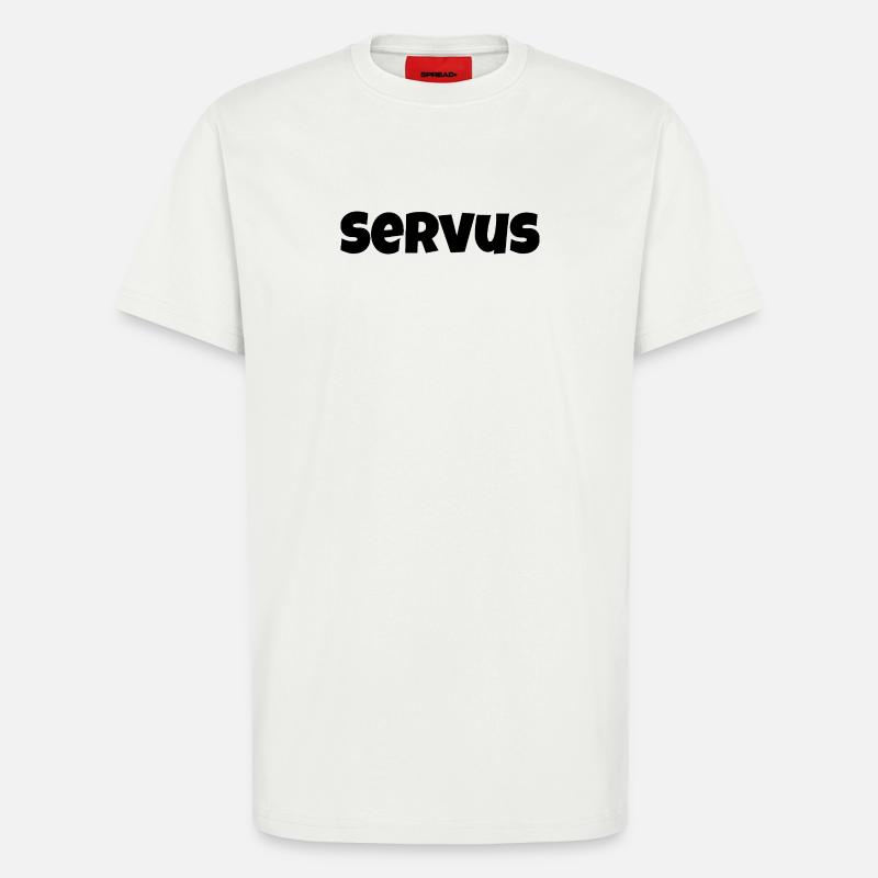Servus (Luckiest Guy) - T-Shirt - made by SPREAD - OFF WHITE