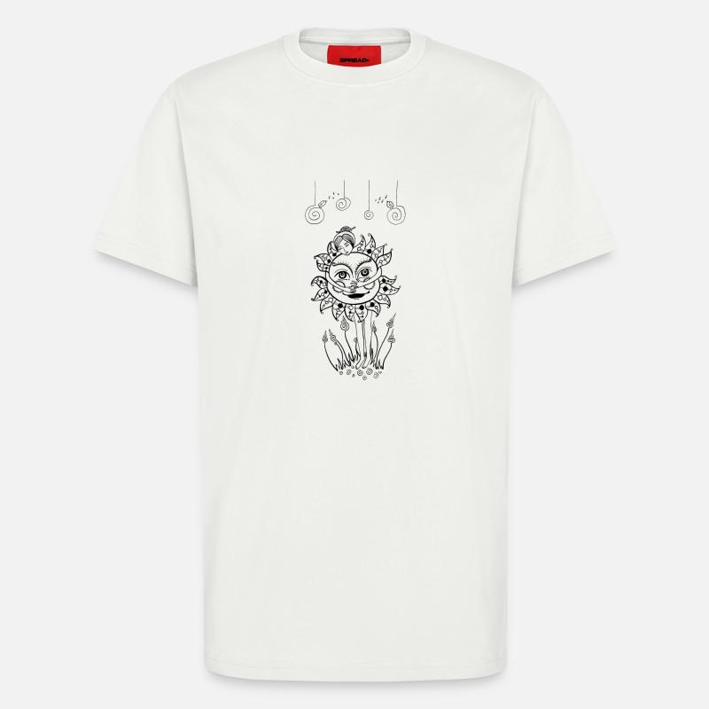 Sonne - T-Shirt - made by SPREAD - OFF WHITE