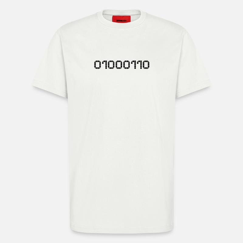 Binary notation - 70 - T-Shirt - made by SPREAD - OFF WHITE