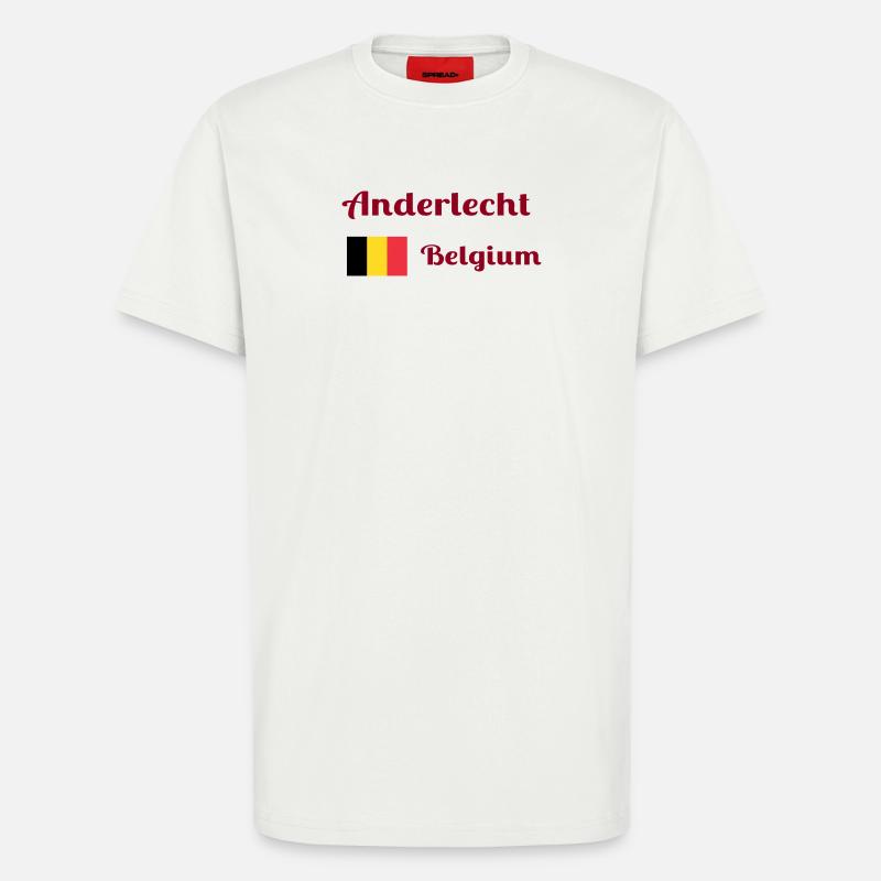 Anderlecht Belgien - Stilvolle Drucke - T-Shirt - made by SPREAD - OFF WHITE