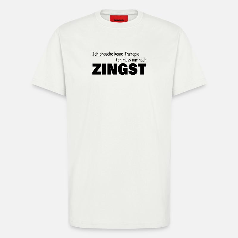 Terapi Zingst - Organic Relaxed T-skjorte produsert i EU - OFF WHITE
