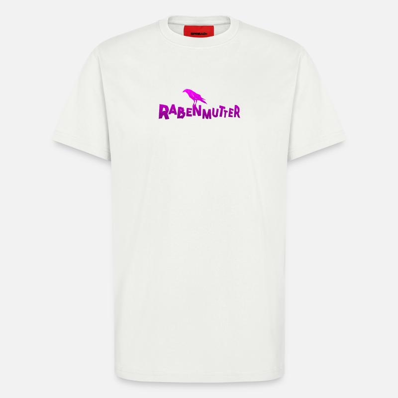 Rabenmutter - Mutter - Mama - Mami - Rabe - T-Shirt - made by SPREAD - OFF WHITE