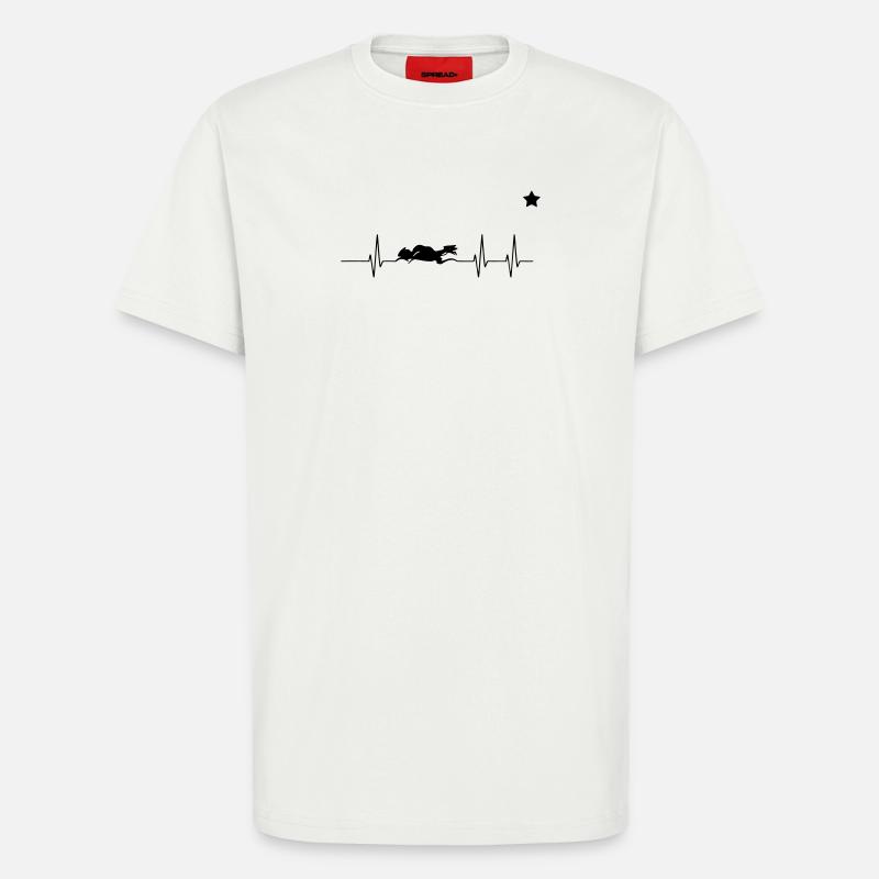 mottorad herz - T-Shirt - made by SPREAD - OFF WHITE