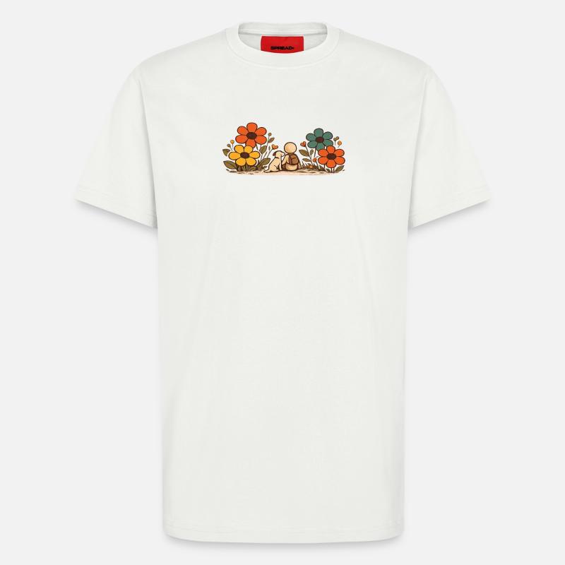 Der kleine Gedanke | Beste Freunde - T-Shirt - made by SPREAD - OFF WHITE