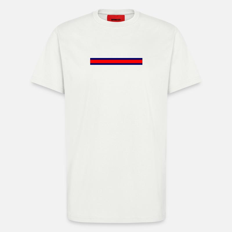Kühler Minimalismus Farbexplosion - T-Shirt - made by SPREAD - OFF WHITE