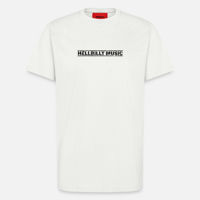 Hellbilly Music - T-Shirt - made by SPREAD - OFF WHITE