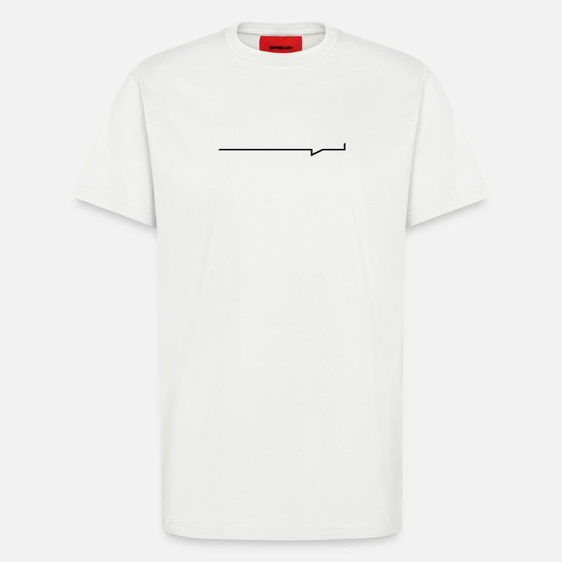Balken-Sprechblase - T-Shirt - made by SPREAD - OFF WHITE