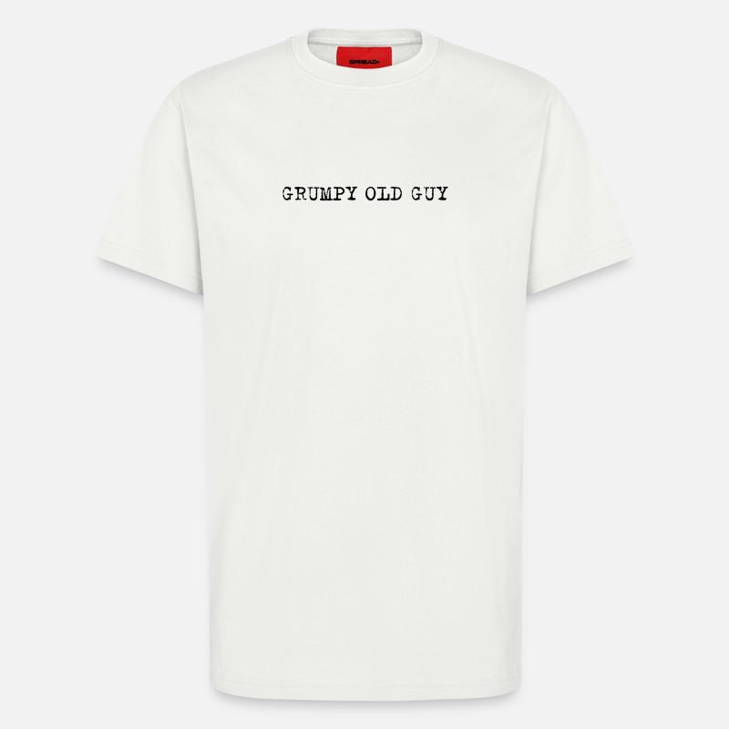 Grumpy Old Man – Selbstironisches Statement - T-shirt bio décontracté fabriqué en UE - OFF WHITE