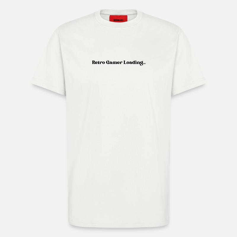 Retro Gaming Loading - T-Shirt - made by SPREAD - OFF WHITE