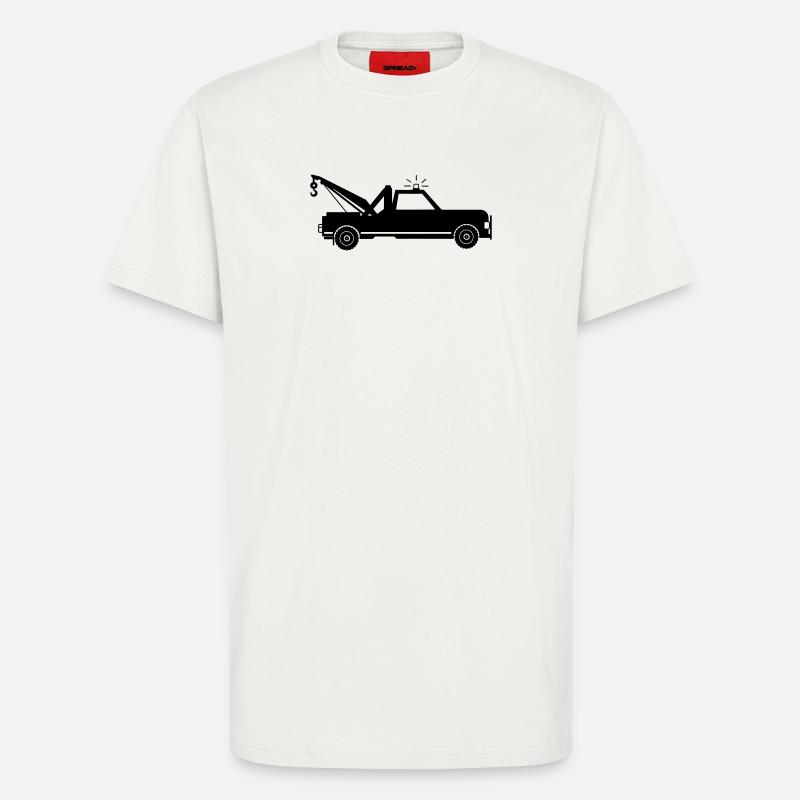 Abschleppwagen - T-Shirt - made by SPREAD - OFF WHITE