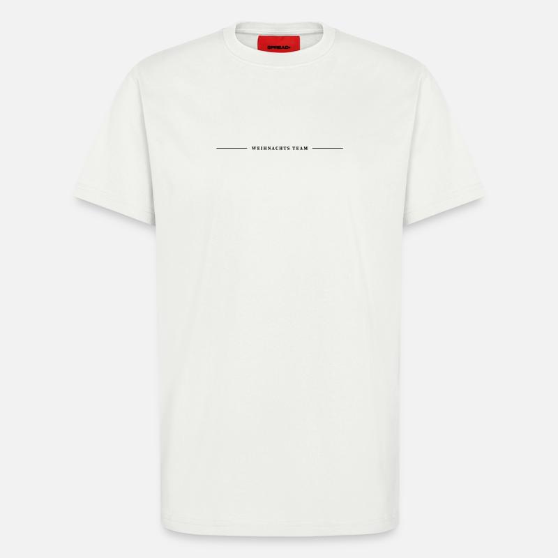 Weihnachts Team Linie - T-Shirt - made by SPREAD - OFF WHITE