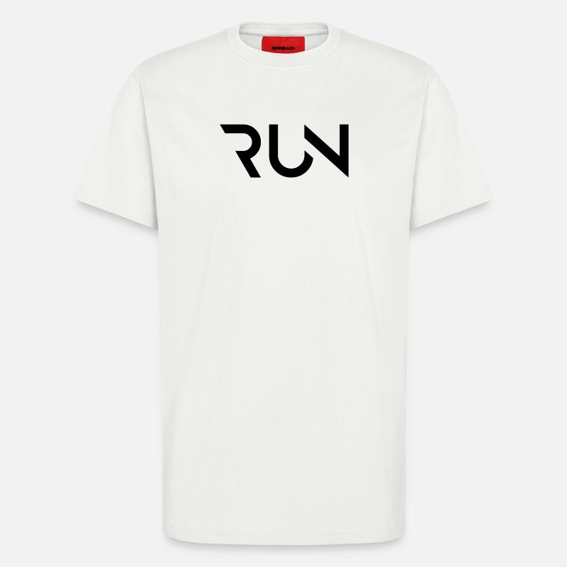 LAUF - T-Shirt - made by SPREAD - OFF WHITE