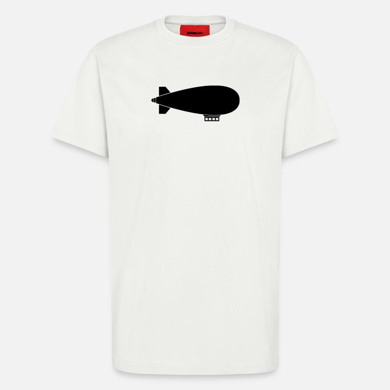 Dirigeable - T-shirt bio décontracté fabriqué en UE - OFF WHITE