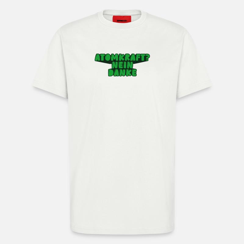 Atomkraft? Nein danke - T-Shirt - made by SPREAD - OFF WHITE