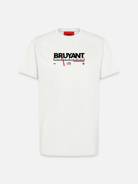 Bruyant - T-shirt bio décontracté fabriqué en UE - OFF WHITE