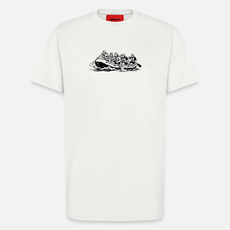 Rafting - T-Shirt - made by SPREAD - OFF WHITE