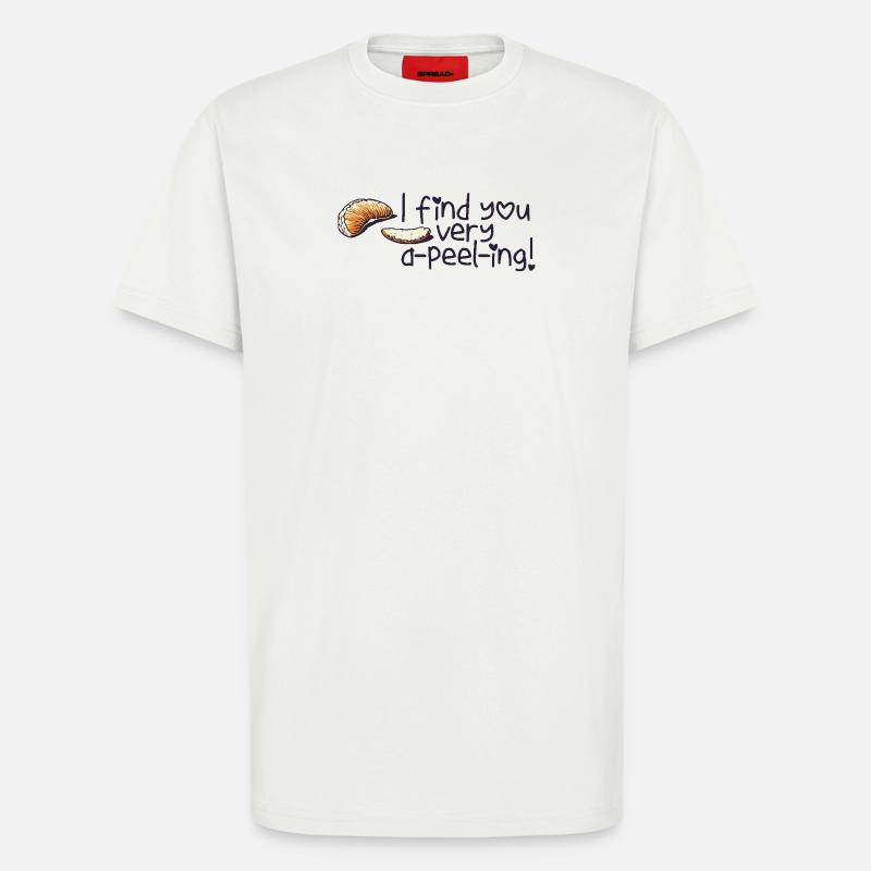 A-peel-ing - T-shirt bio décontracté fabriqué en UE - OFF WHITE