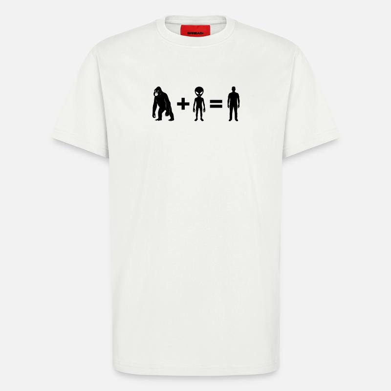 Evolution 2.0 by Falsches Design - T-Shirt - made by SPREAD - OFF WHITE