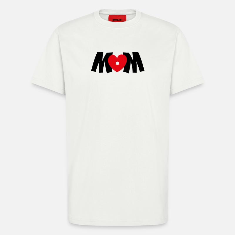 Mama Herz - T-Shirt - made by SPREAD - OFF WHITE