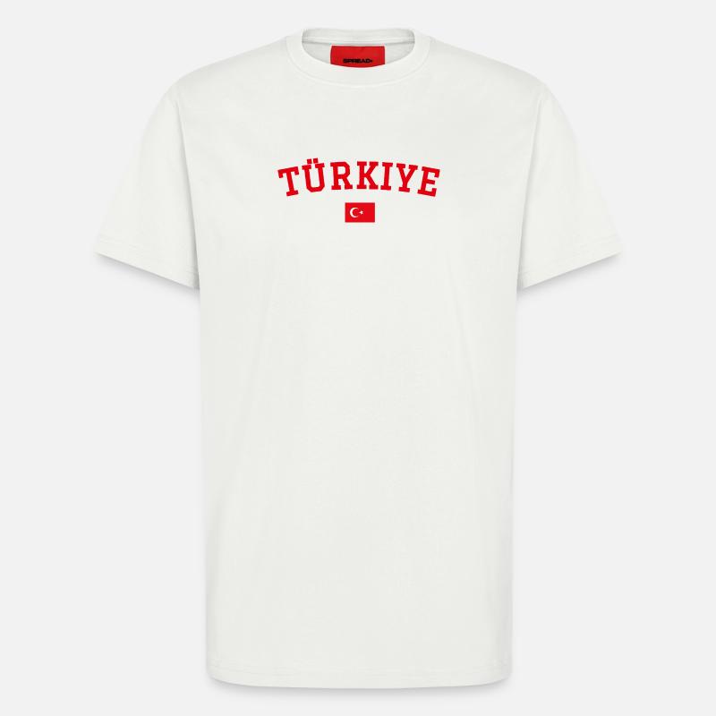 Turkey Flag Design Red - T-Shirt - made by SPREAD - OFF WHITE