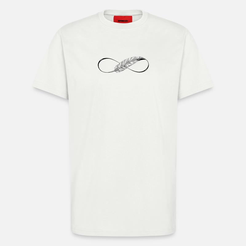 Cute Lines Infinity Spring - T-Shirt - made by SPREAD - OFF WHITE
