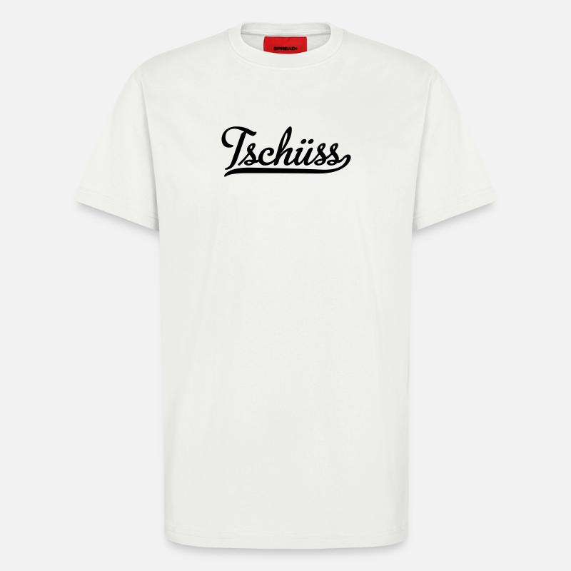 tschüss - T-Shirt - made by SPREAD - OFF WHITE