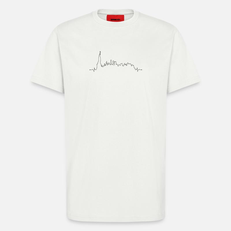 design_missing_request - T-shirt bio décontracté fabriqué en UE - OFF WHITE