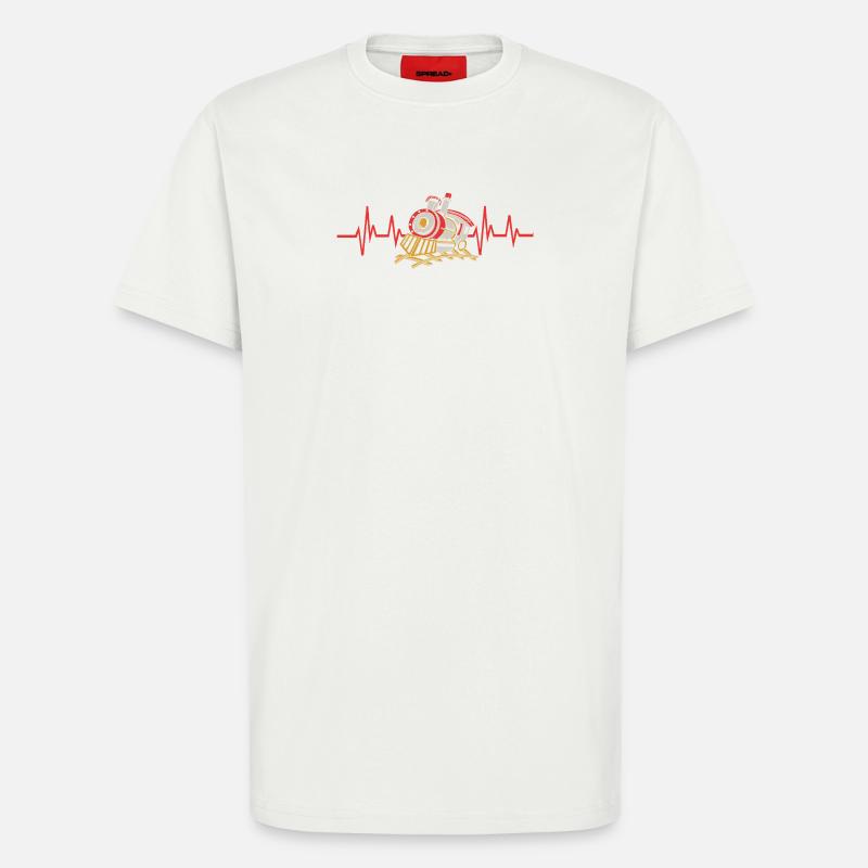 Modelleisenbahn Modellbau Modellbauer - T-Shirt - made by SPREAD - OFF WHITE