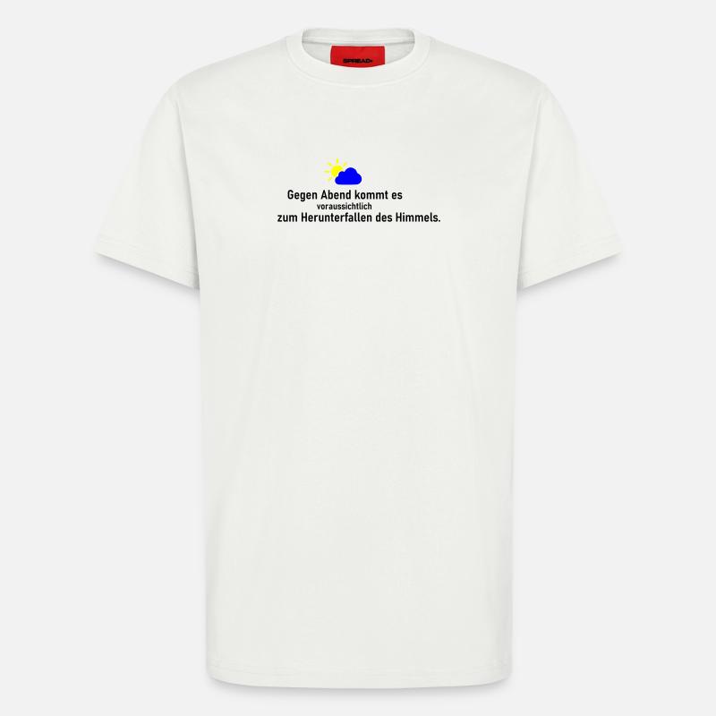 Himmel runter - T-Shirt - made by SPREAD - OFF WHITE